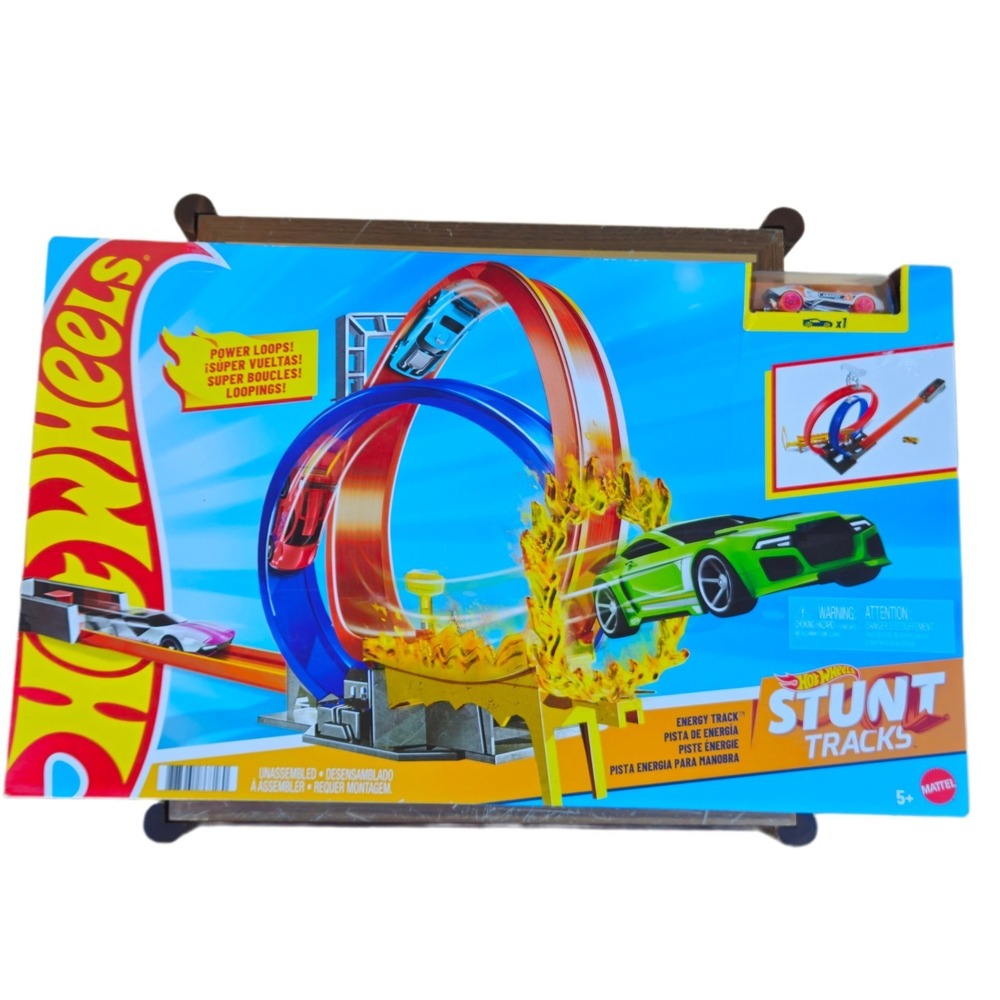 Hot Wheels Action Energy Track Set with Car and‎ Loops